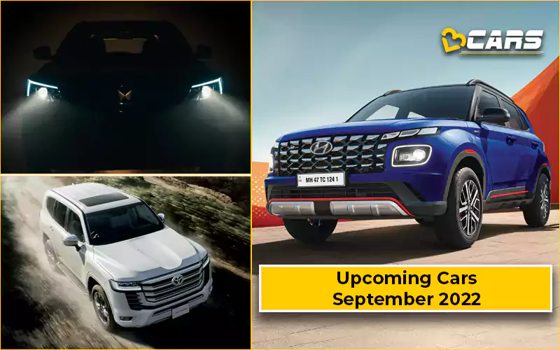 Upcoming Cars In September 2022